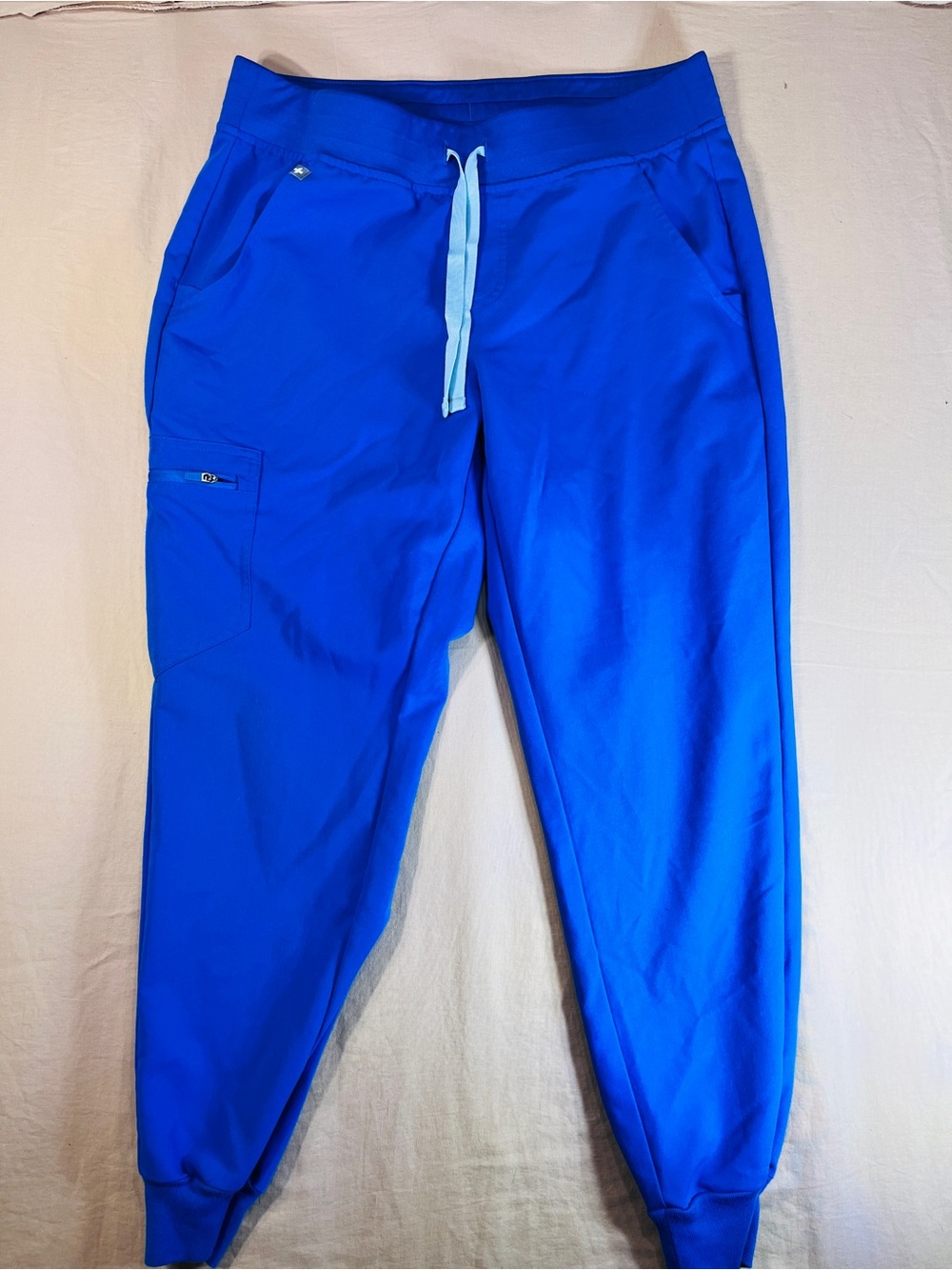 FIGS Zamora Jogger Scrub Pants Medium Royal Blue